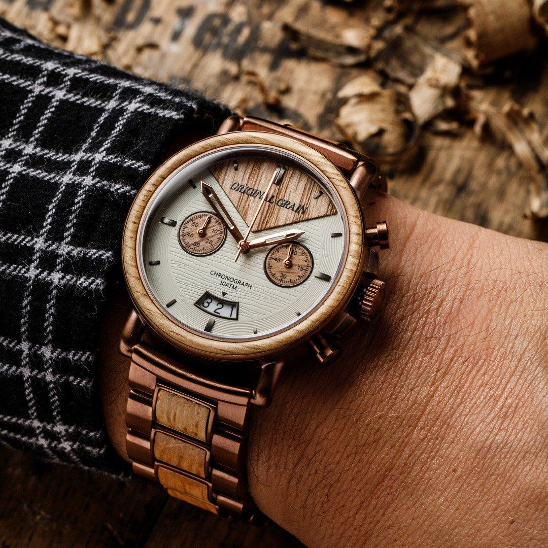 Whiskey Chrono 44mm by Original Grain