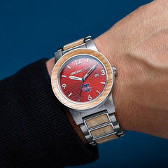 Philadelphia Phillies Barrel 42mm by Original Phillies Logo on Man's Wrist