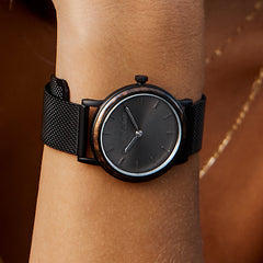 Ebony Black Womens Avalon 34mm