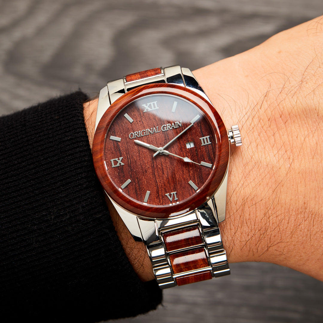 Rosewood Chrome Classic 43mm