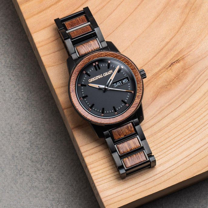 Sapeli Black Damenlauf 42 mm