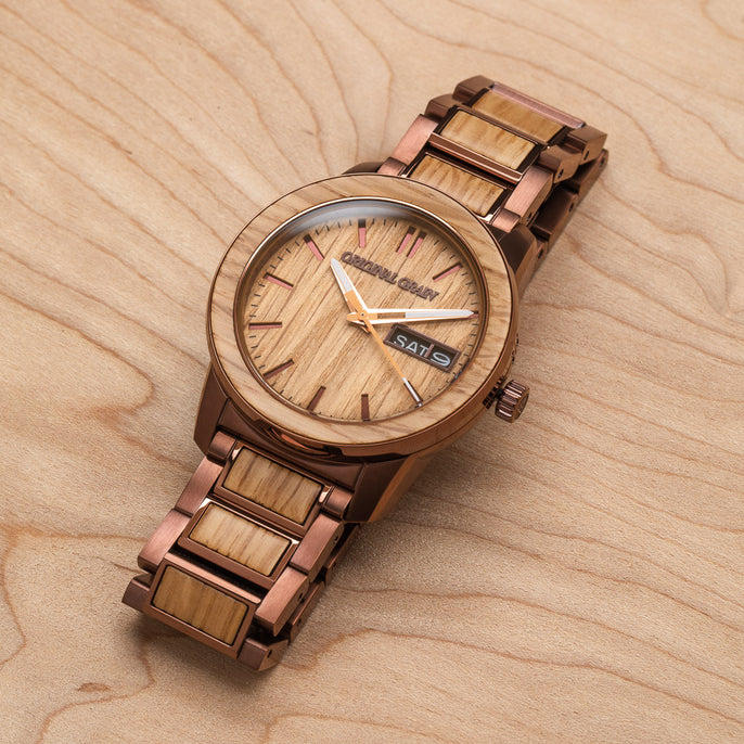 Whiskey Espresso Damenfass 42mm
