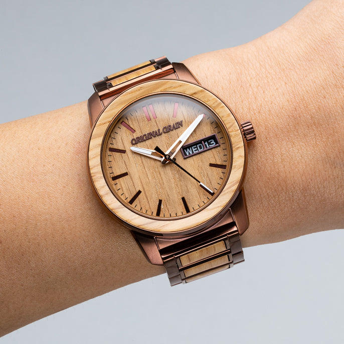 Whiskey Espresso Damenfass 42mm