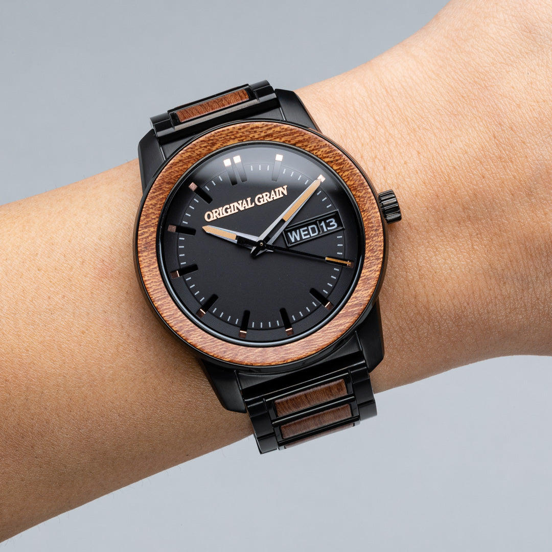 Sapeli Black Damenlauf 42 mm