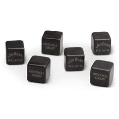 Original Grain x Jim Beam Black Set mit 6 Whiskysteinen