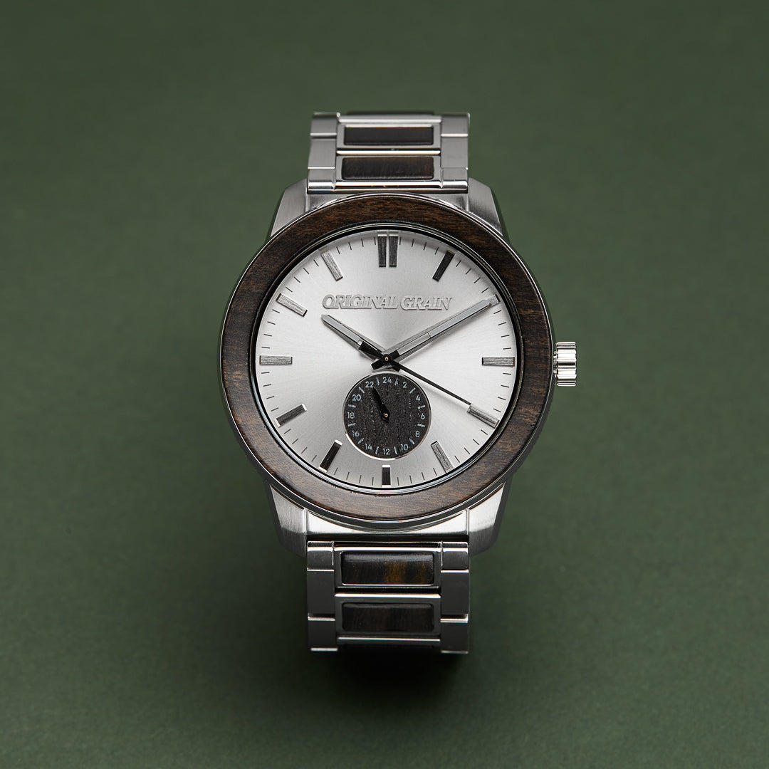 Blackwood Silver Barrel 46mm by Original Grain