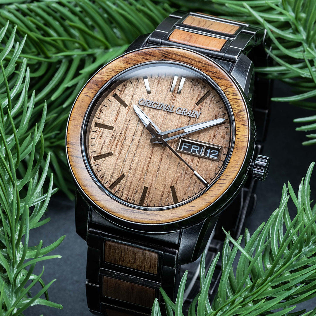Womens Koa Stonewashed Steel Barrel 42mm Dial by Original Grain