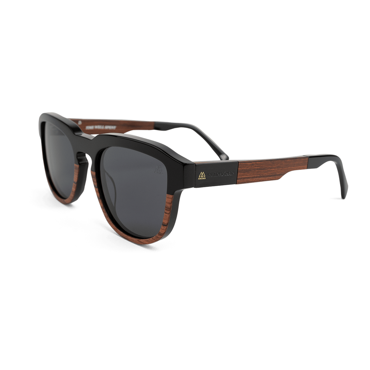 Soleil Rosewood Black Sunglass