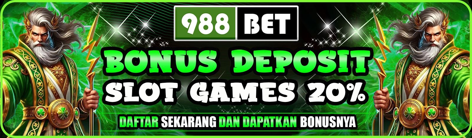 BONUS DEPOSIT SLOT GAMES 20%