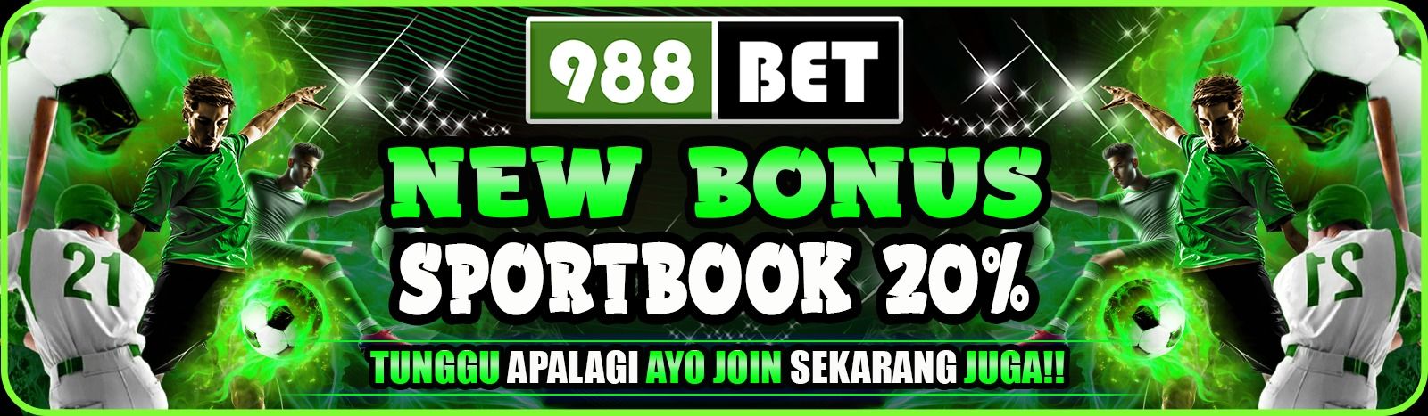 NEW BONUS SPORTBOOK 20%