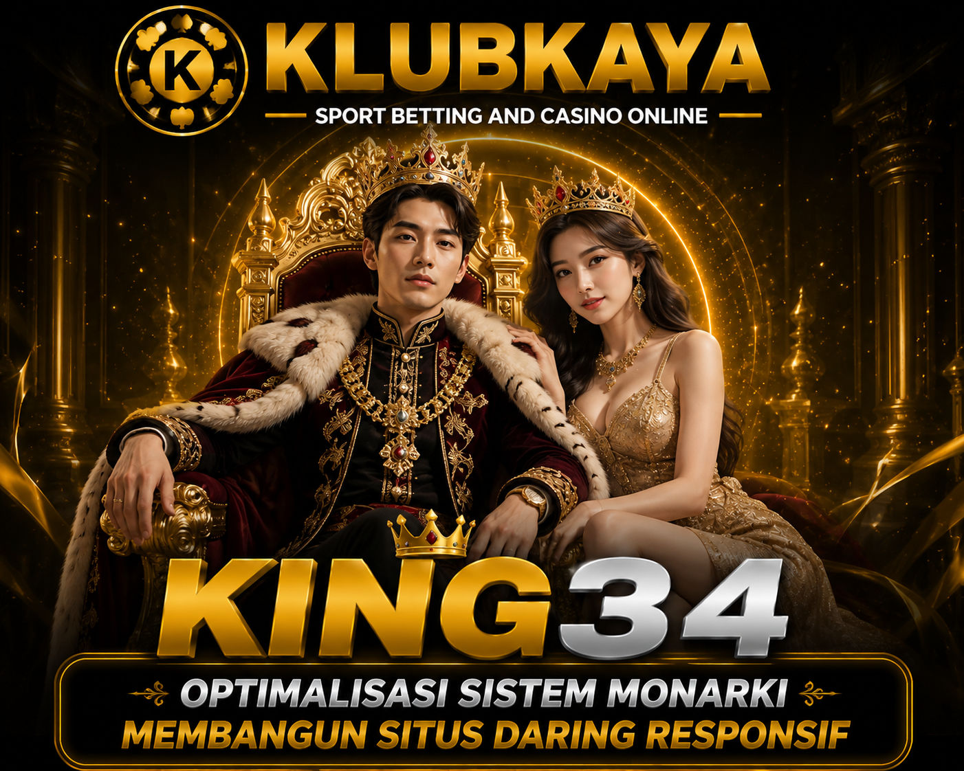 KING34 : Optimalisasi Sistem Monarki Membangun Situs Daring Responsif