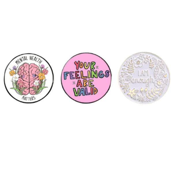 Picture of Mental Health Enamel Pins