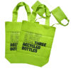 Picture of Recycled Plastic Foldable Tote Bag - Help the Environment