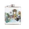 Picture of Timeless Treasures-Stainless steel flask with attached screw top lid-JTMUSES