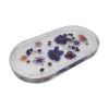 Picture of Resin Trinket Tray with real flowers 