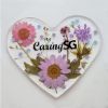 Picture of Resin Heart shape Coaster with Logo