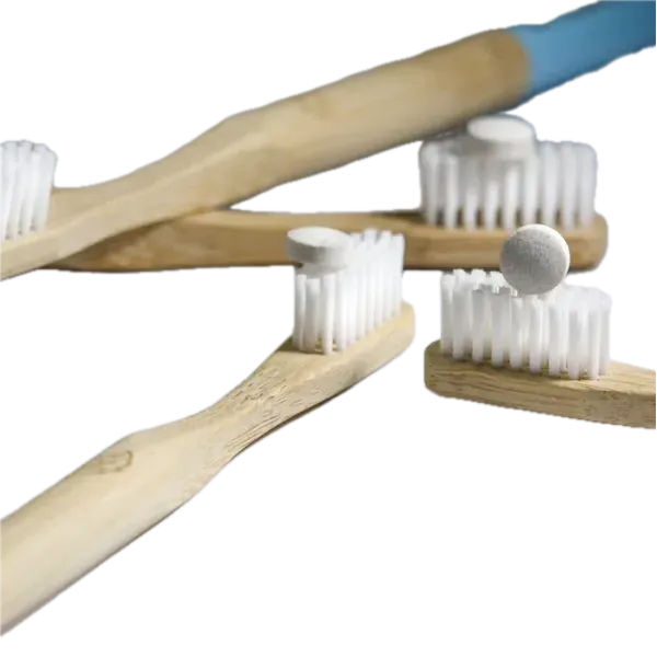 Picture of Bamboo Toothbrush w/ 2 Toothpaste Tablets