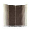 Picture of Gradient Brown Ikat Weave Throw