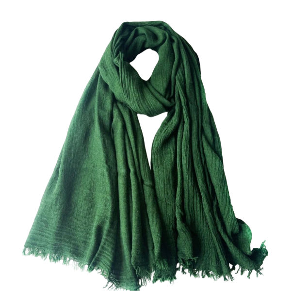 Picture of Forest Green Cotton Scarf
