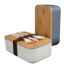 Picture of Lunchbox w/ Bamboo Lid and Utensils