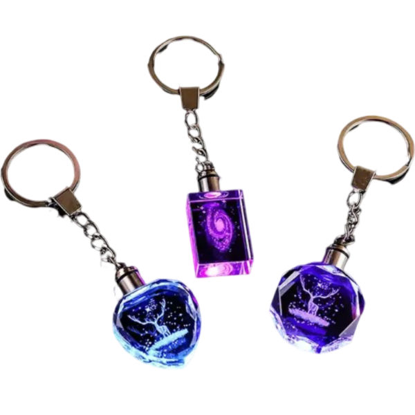 Picture of LED Light-up Keychain w/ Laser Engraving