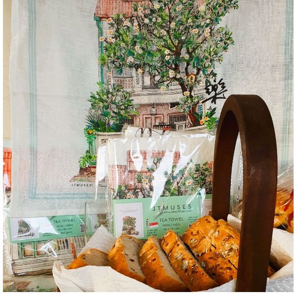 Picture of Linen Tea Towels- Joys of Joo Chiat-JTMUSES