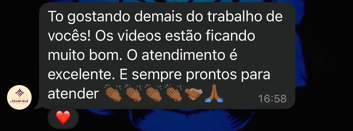 Print de conversa com cliente da MK — depoimento em texto