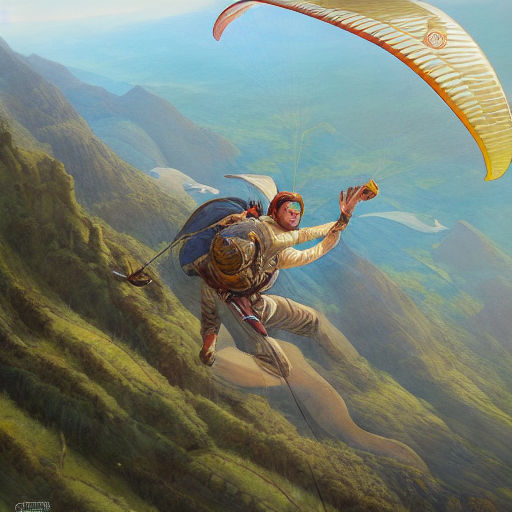 Paragliding photo