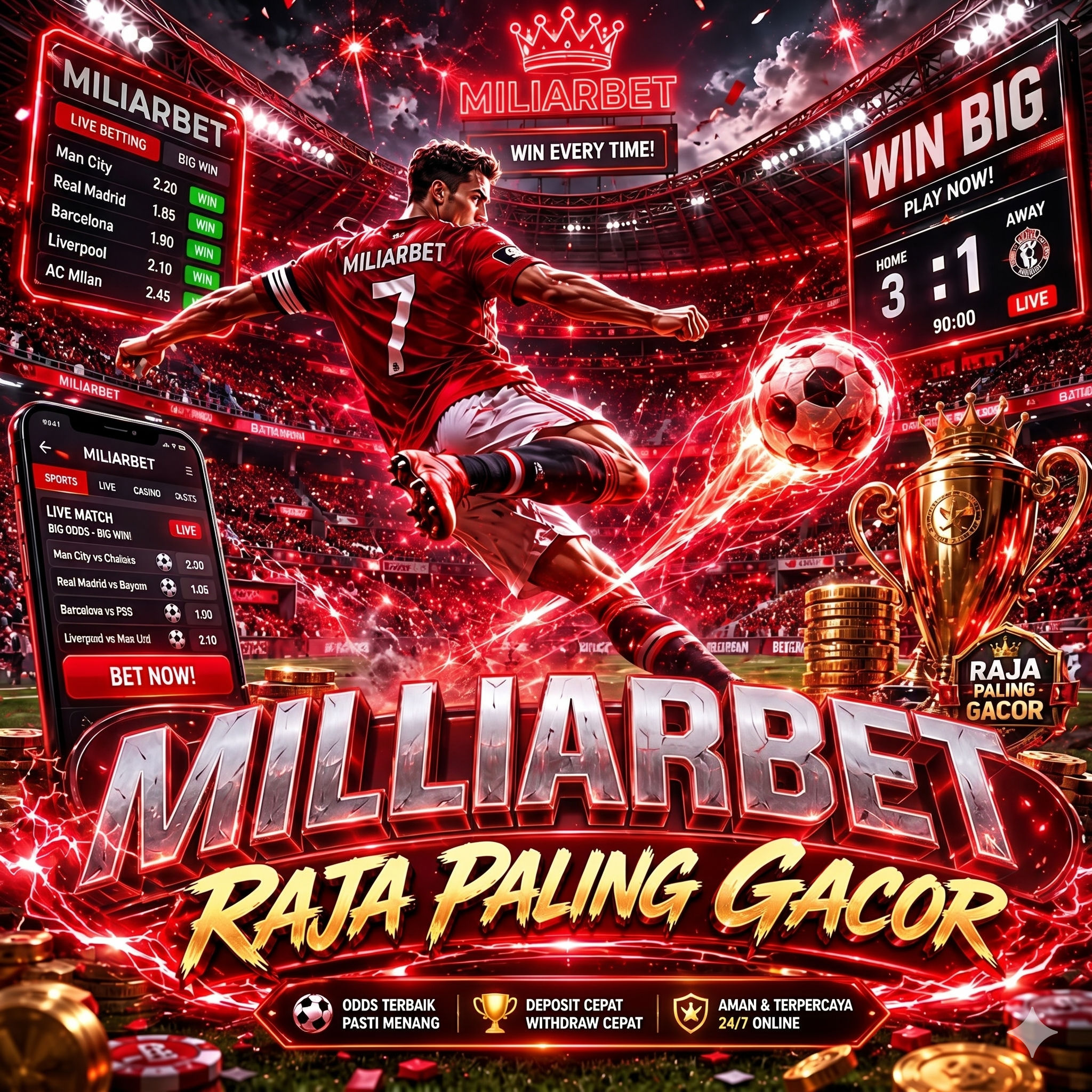 MILIARBET ⚡ Situs Slot Online Paling Populer dengan Beragam Pilihan Game Yang Amat Menarik 2026