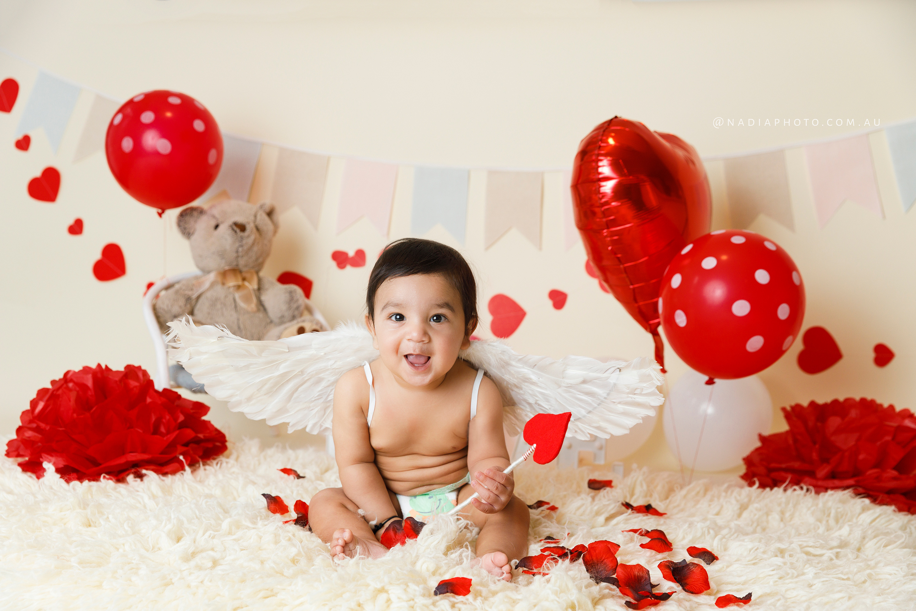 Valentines' Day Baby Phorotoshoot
