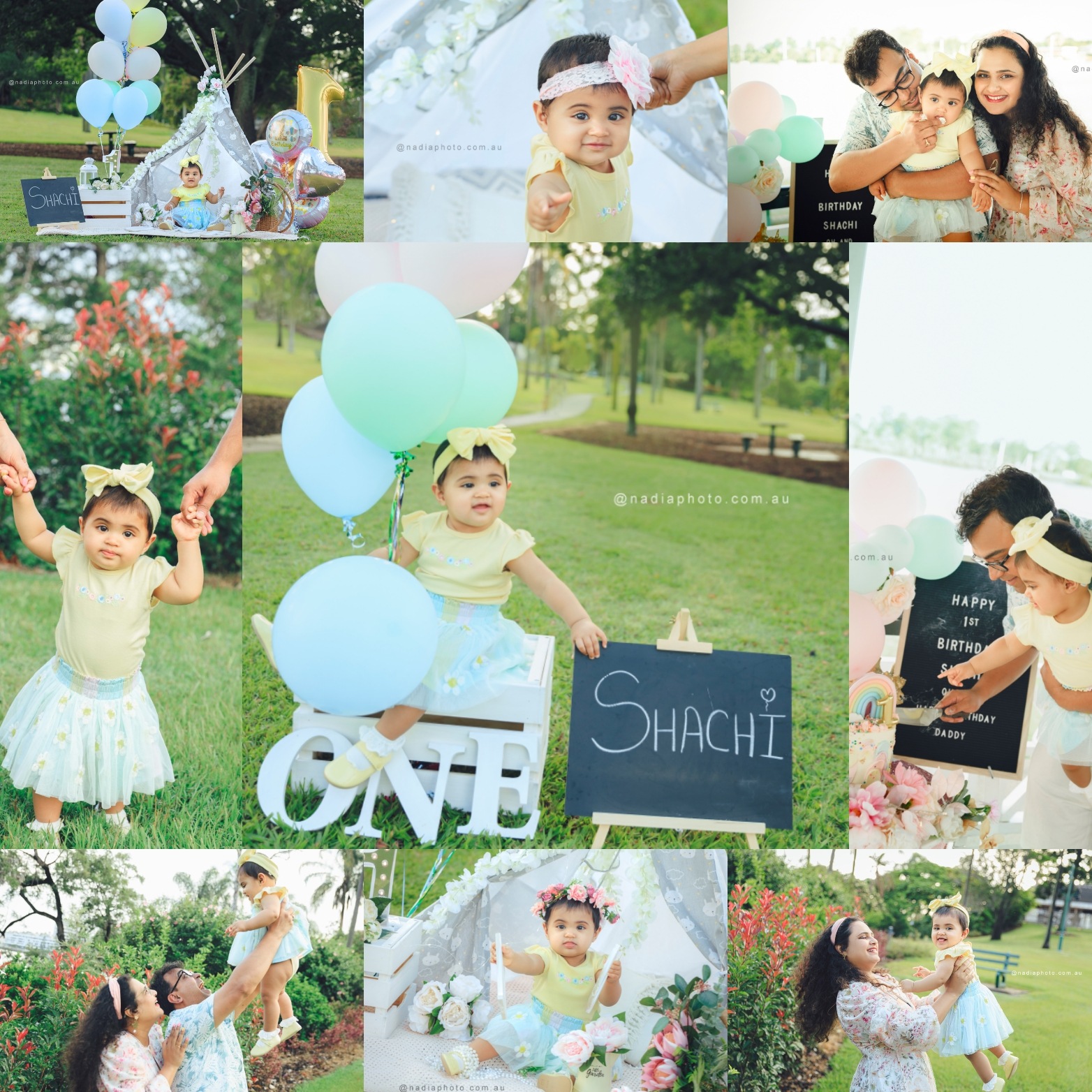 First Birthday Photoshoot Outdoor