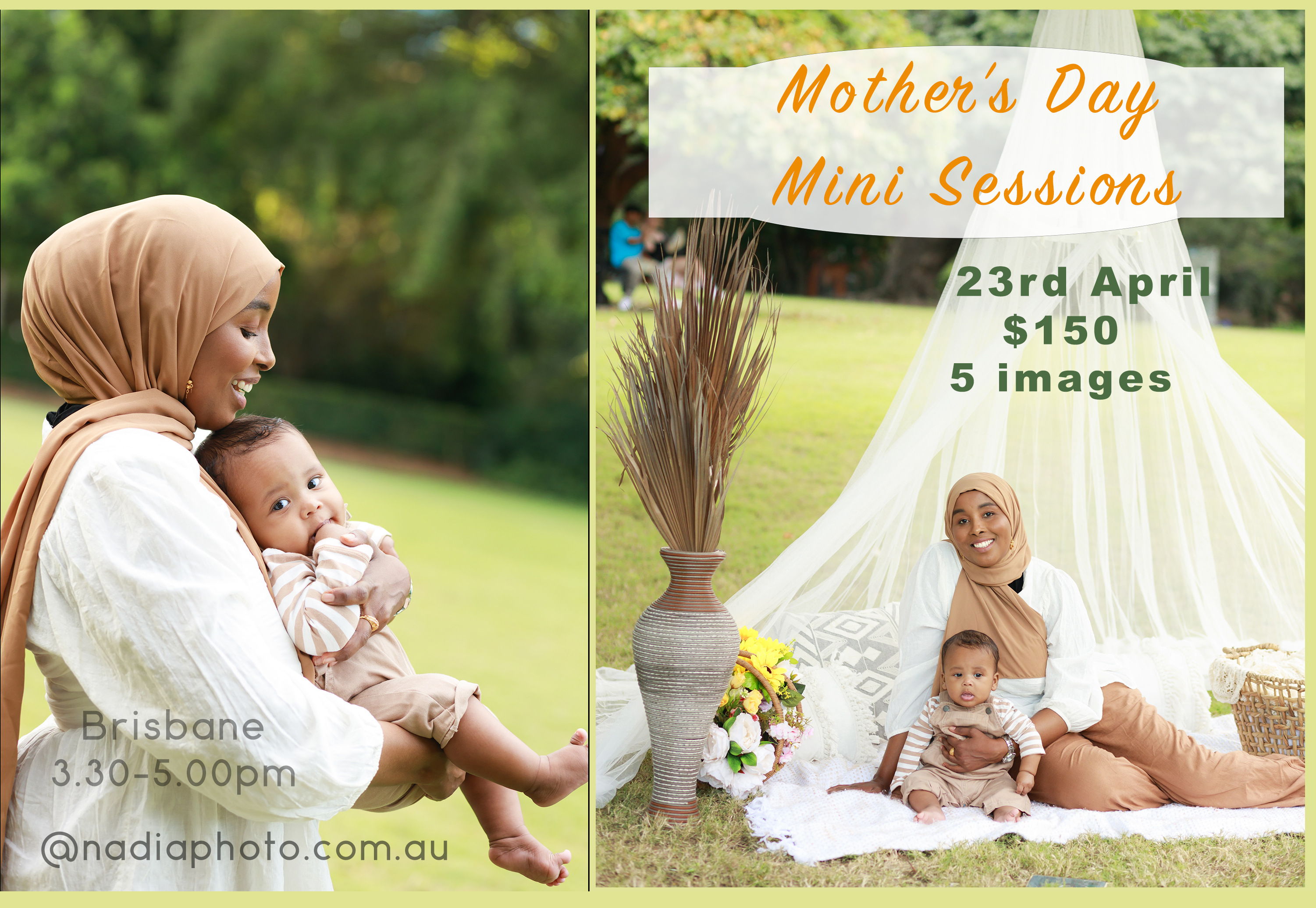 Mother's Day Mini Sessions 23rd April 2023
