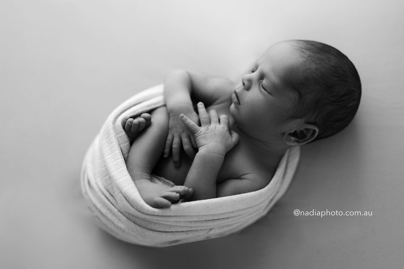 newborn photographer brisbane by Nadia Photo