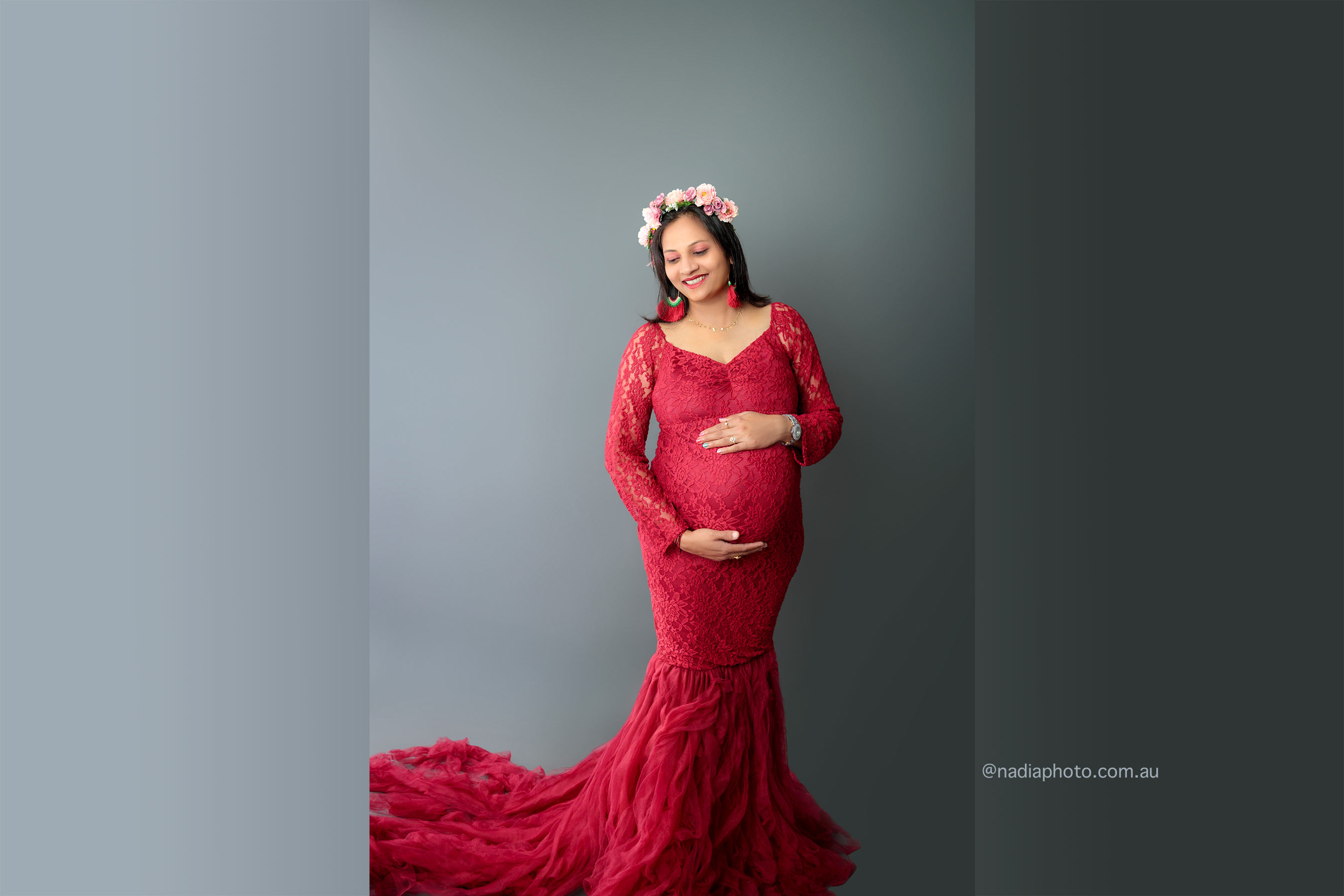 Maternity photoshoot in our studio