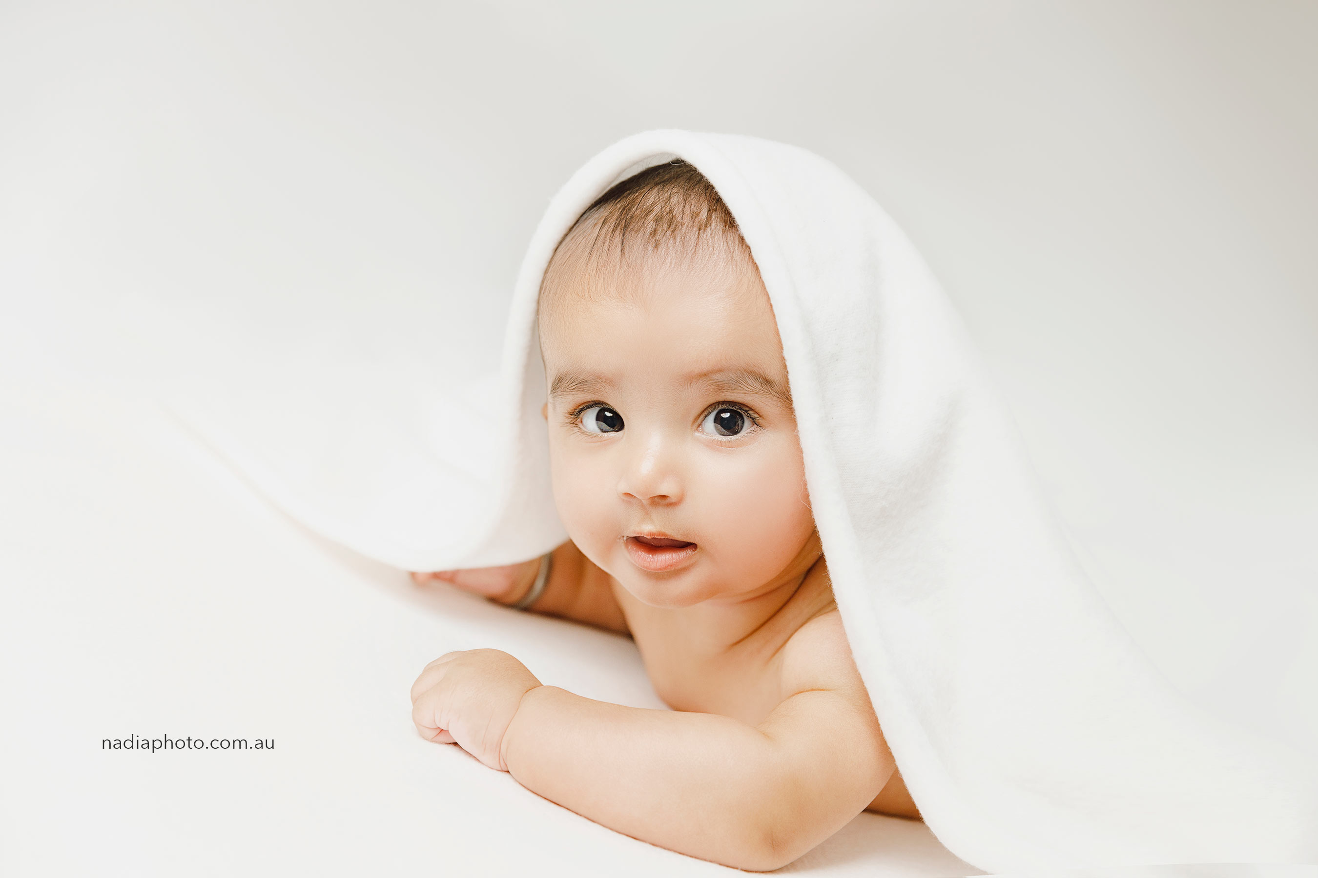 Six months baby photoshoot