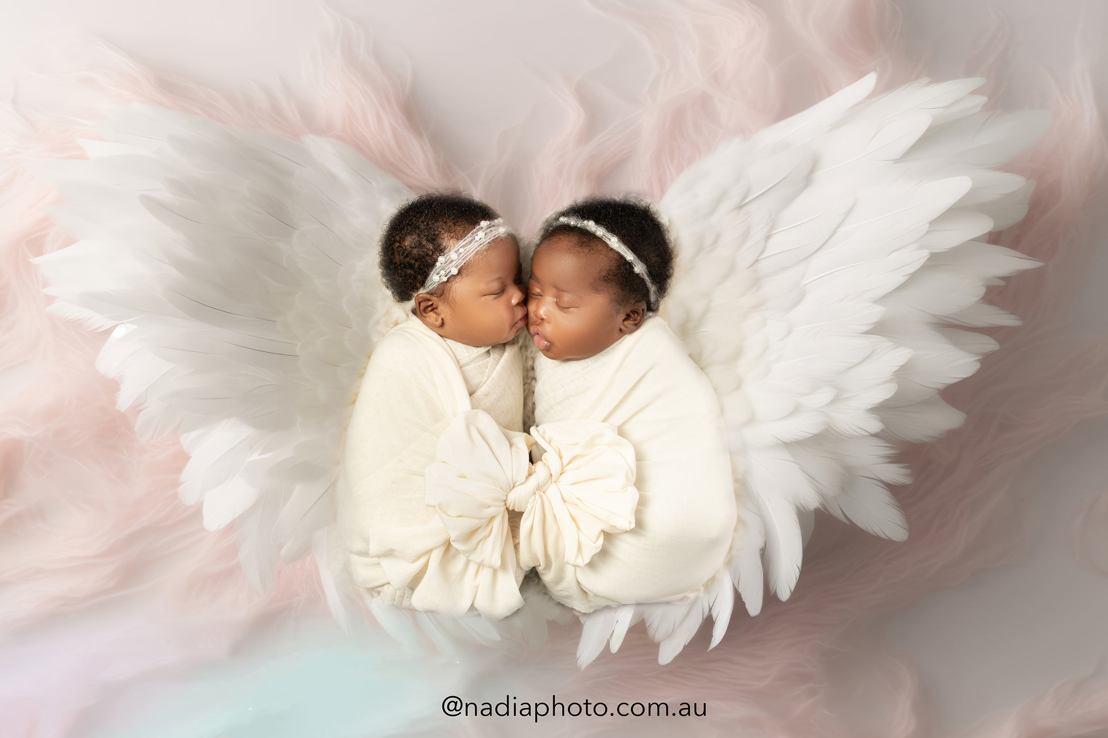 Twins Girls Newborn Photoshoot in Brisbane by NadiaPhoto