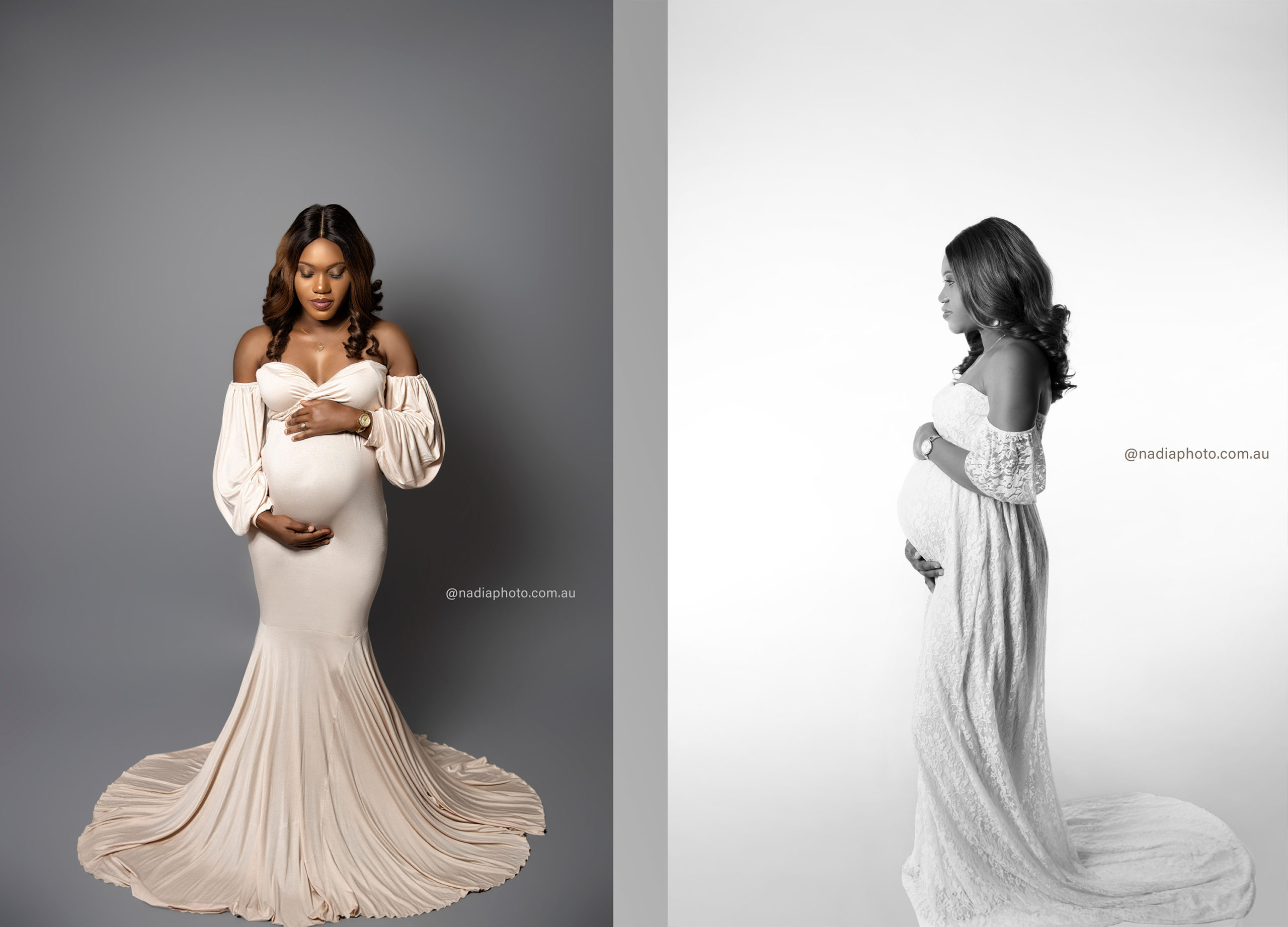 MATERNITY SHOOT IN STUDIO (BRISBANE)