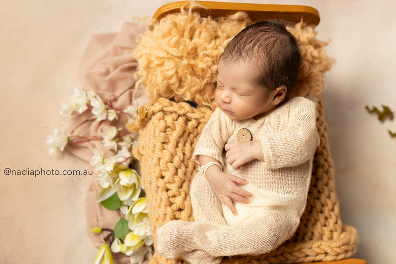 newborn photographer brisbane by Nadia Photo