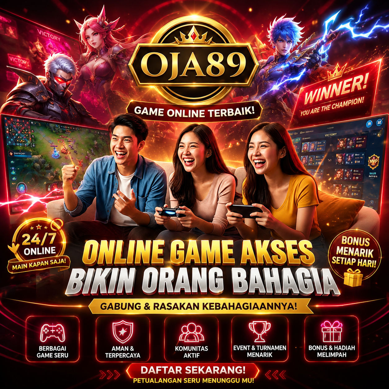 Galeri foto OJA89 @ Menciptakan Akses Games yang Bikin Kalian Bahagia di Jakarta