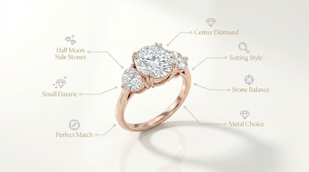 stone engagement rings