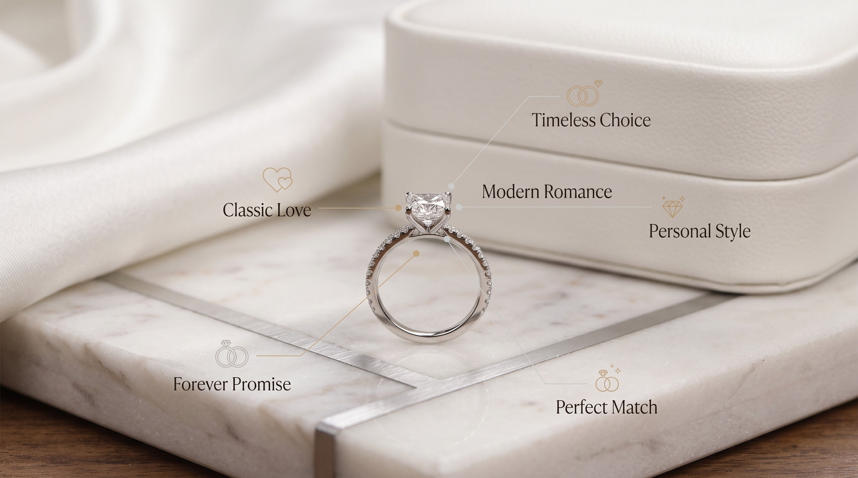 trilogy diamond ring