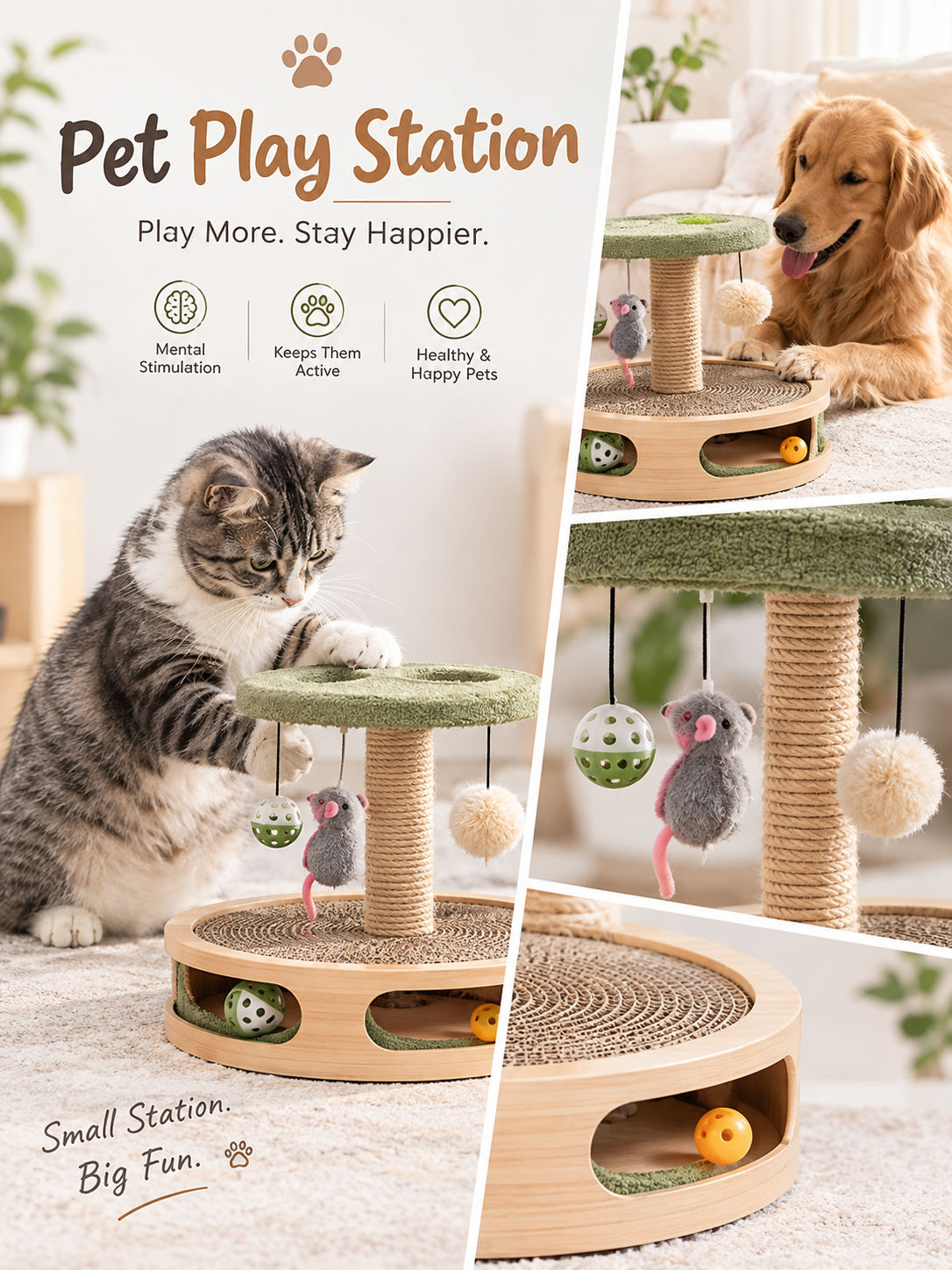 Pet play station
