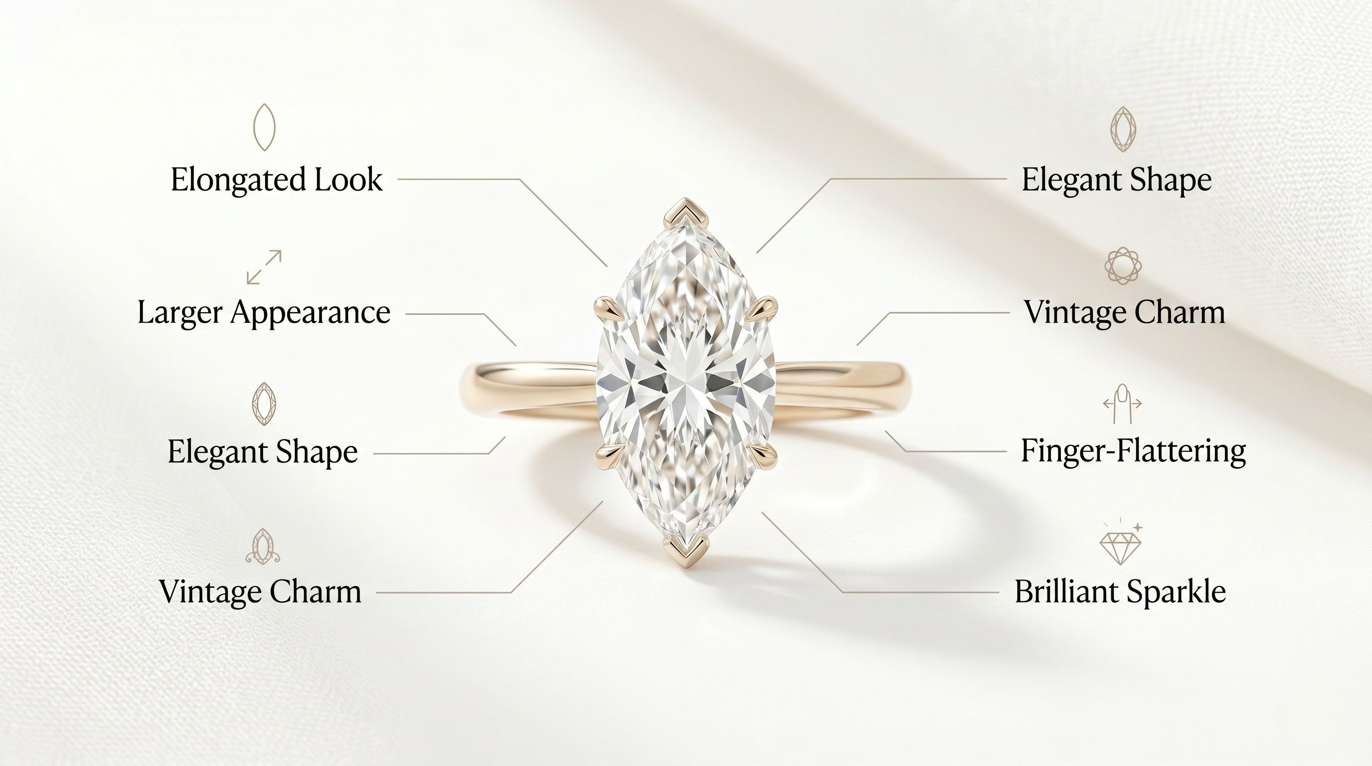 Marquise Diamond Pairing