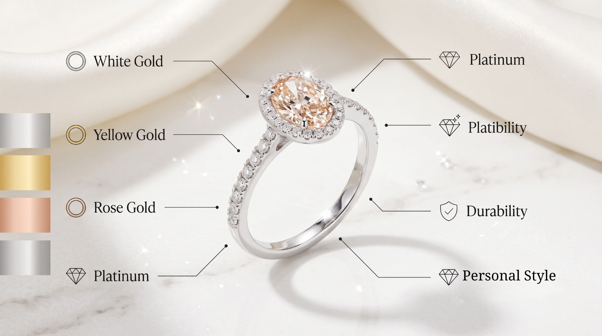 Oval Wedding Rings