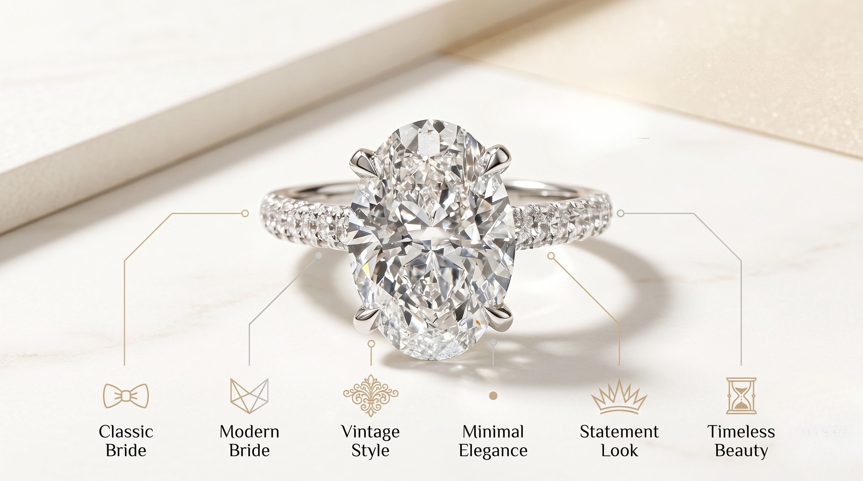 Oval Wedding Rings