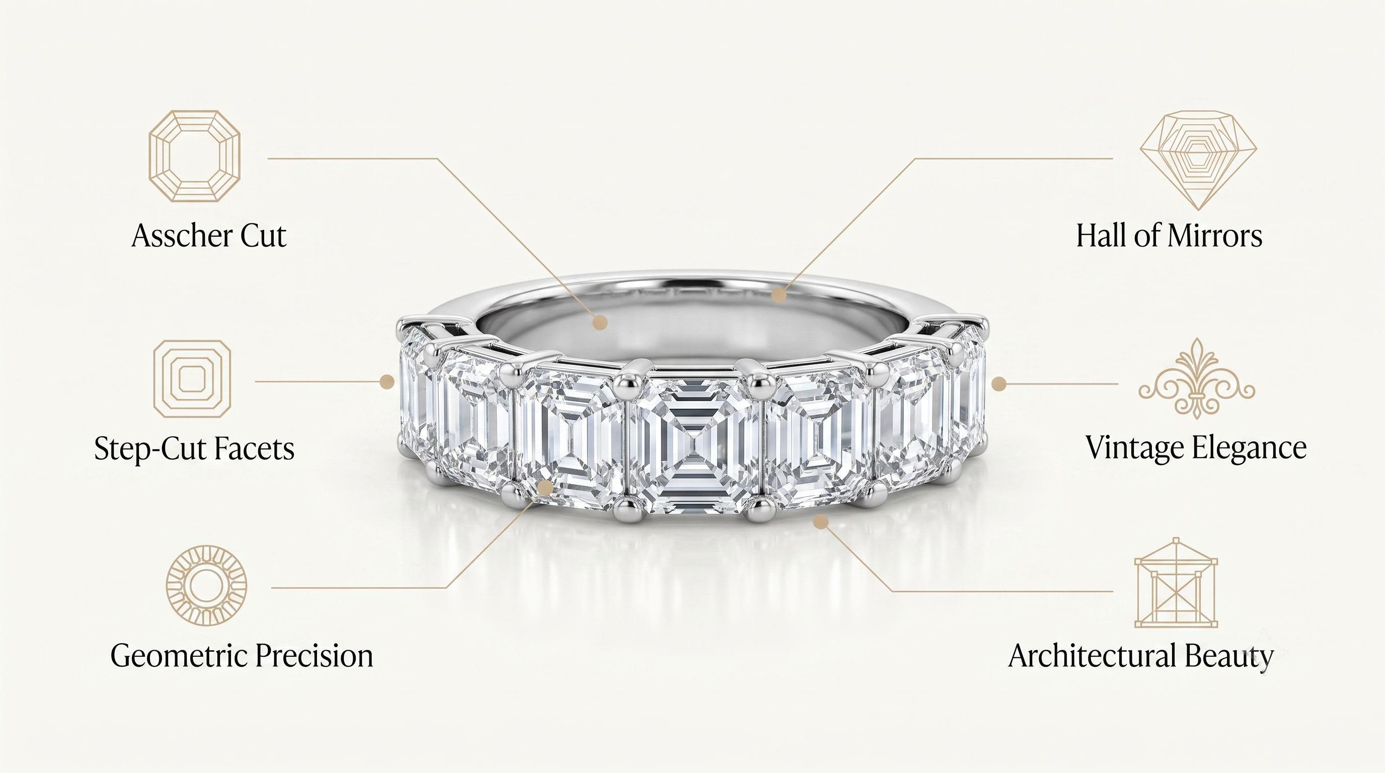 Asscher cut diamond