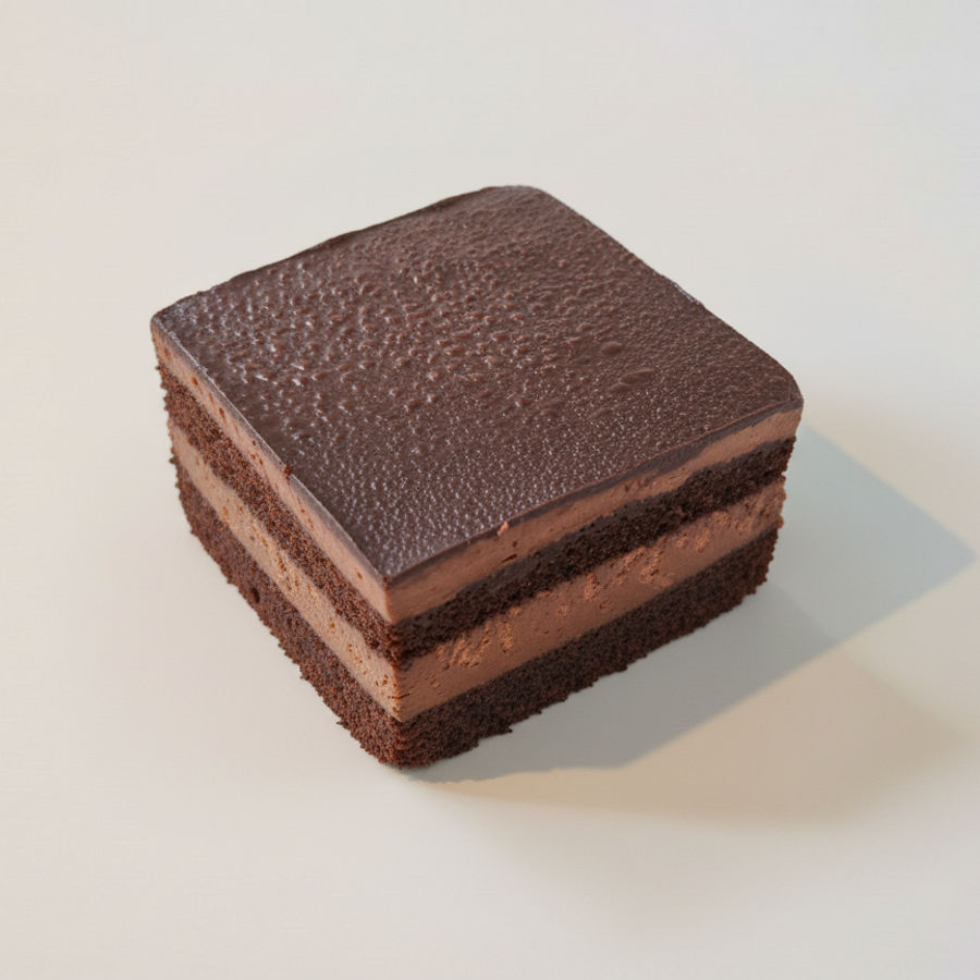 Chocolate Square Mousse Cake
