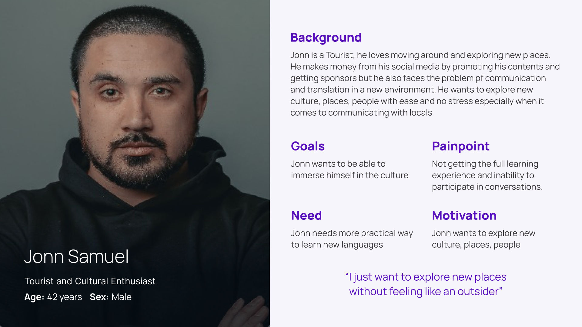 User persona 2