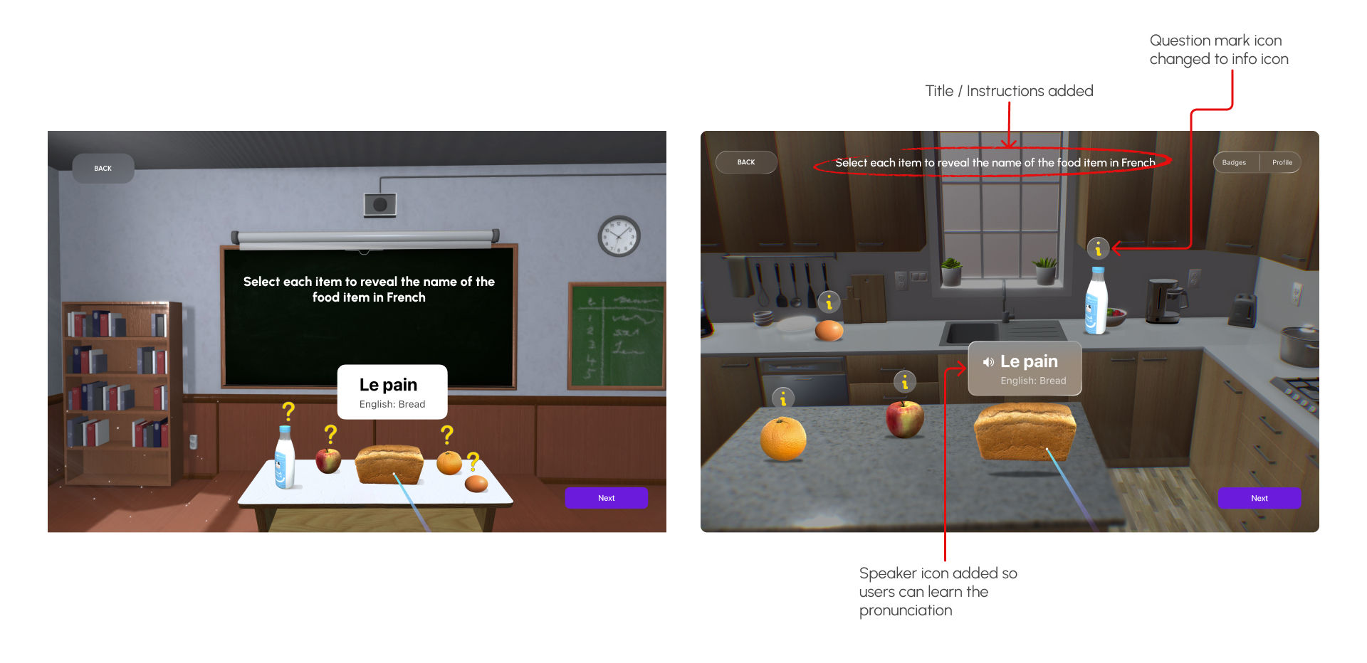User testing insight 2