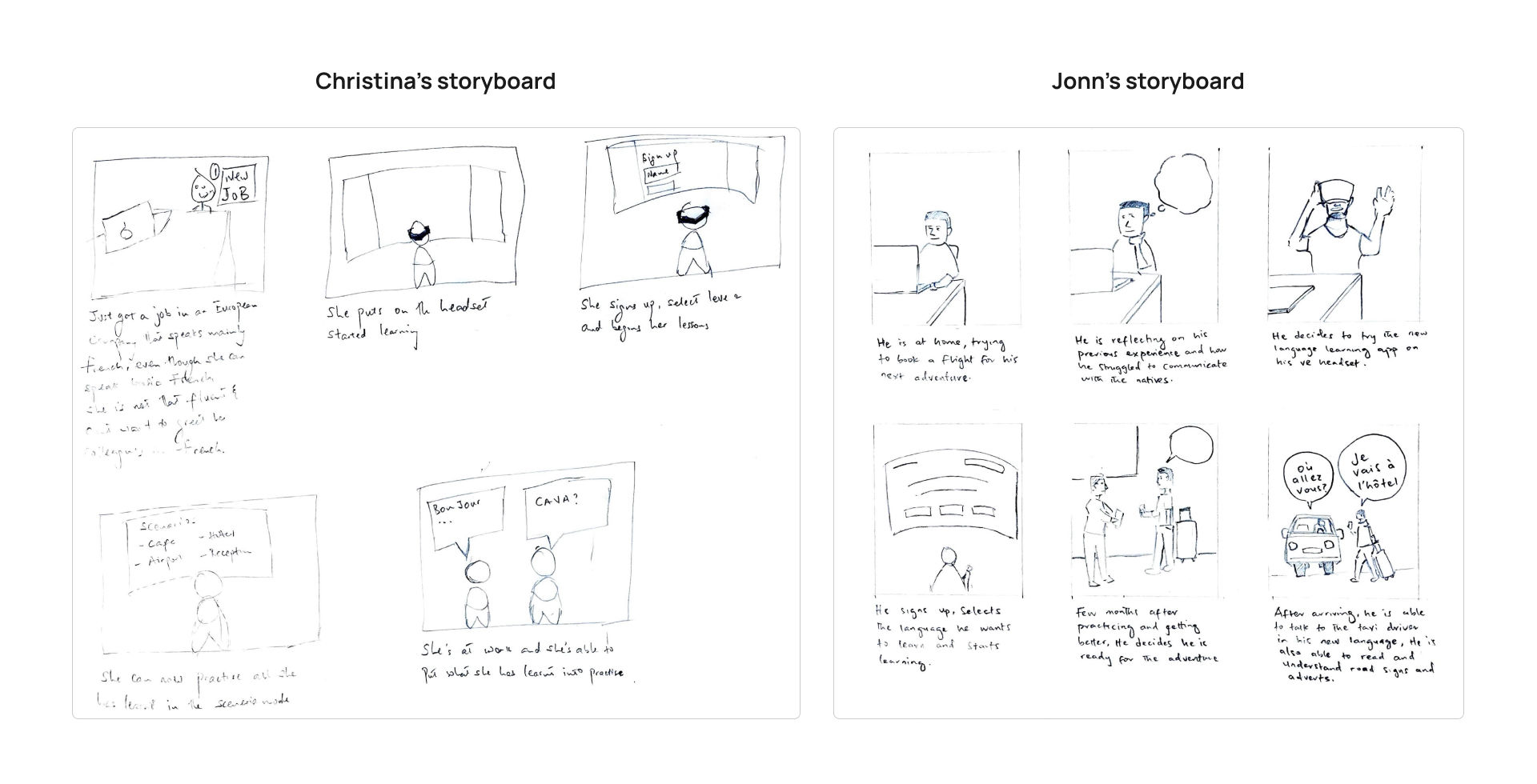 Storyboards